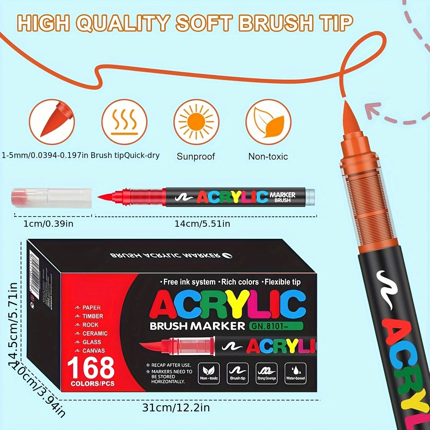 GUANGNA Acrylic Markers