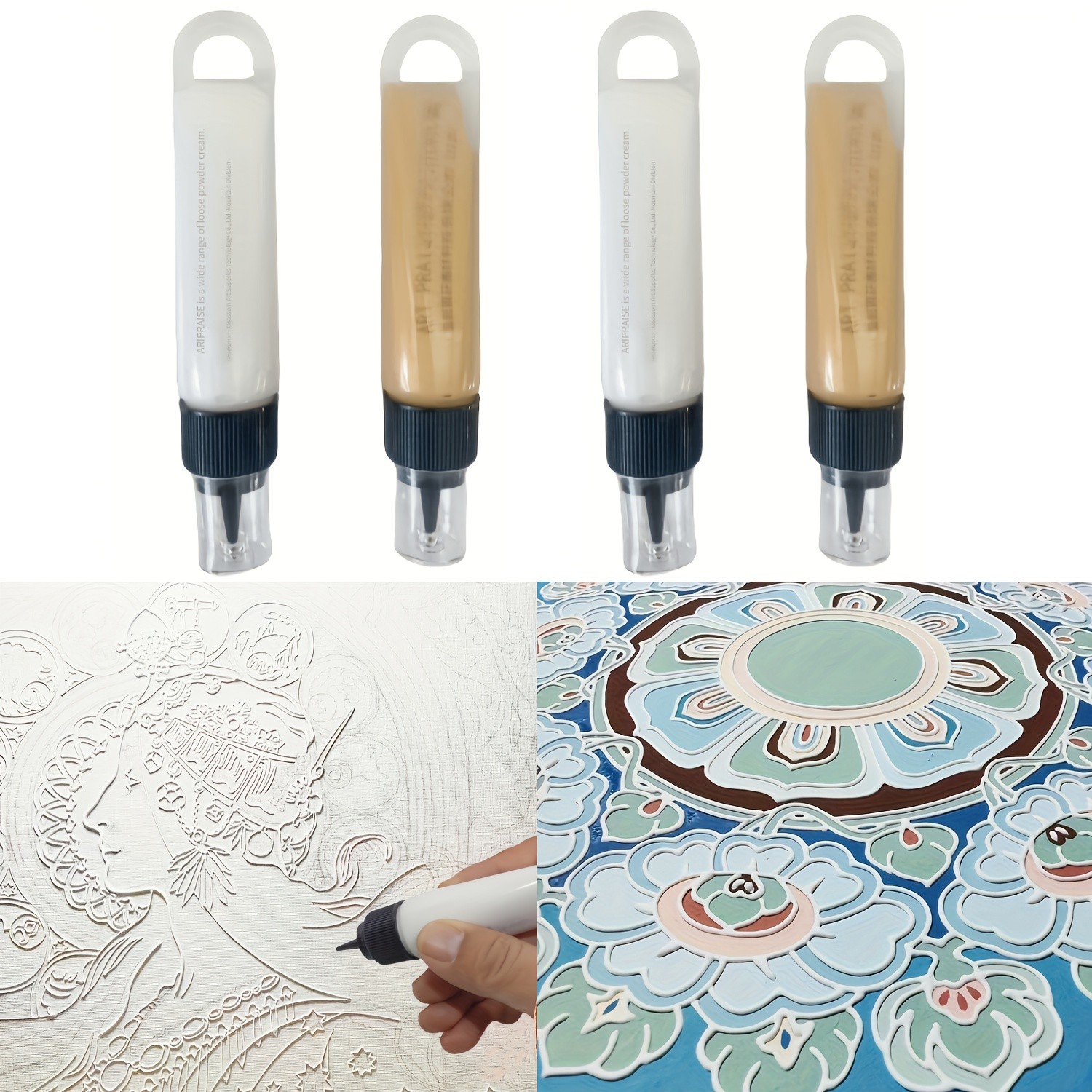 DOMUUH Artist's Golden 3D Texture Paste