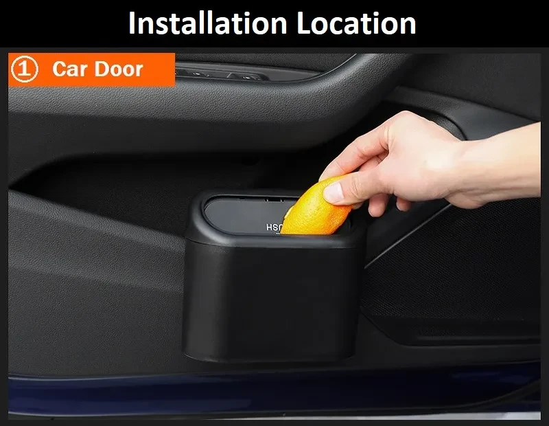 Car Suspension Type Car Trash Can In-car Creative Car With Multi-function