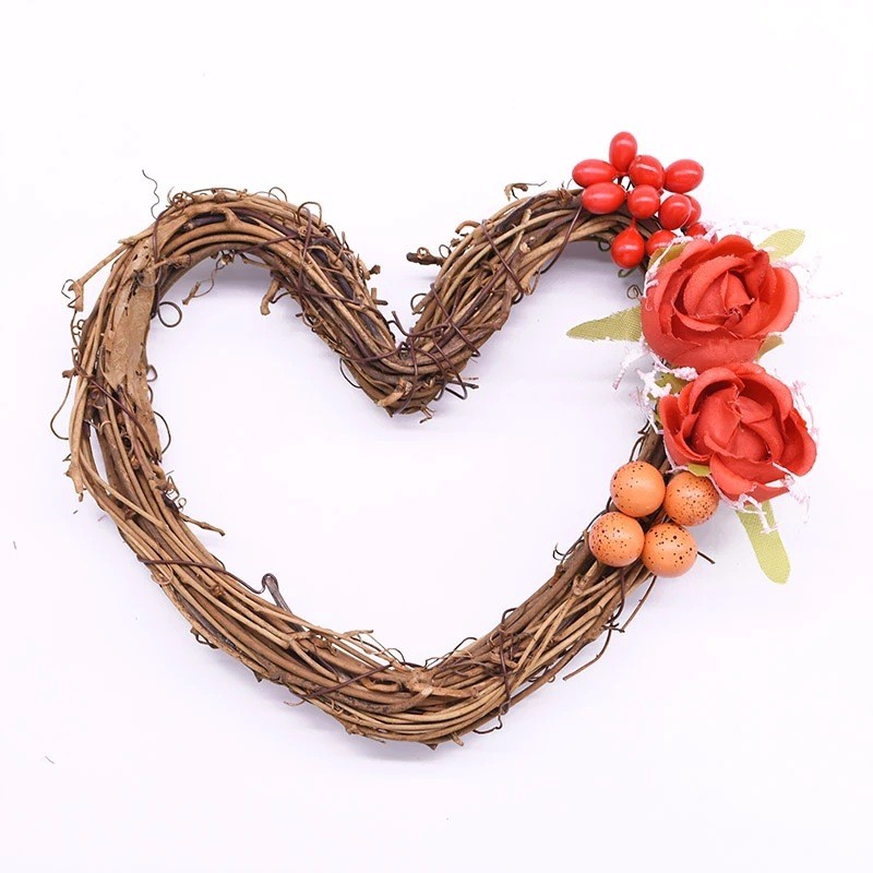 Wreath Heart Shape