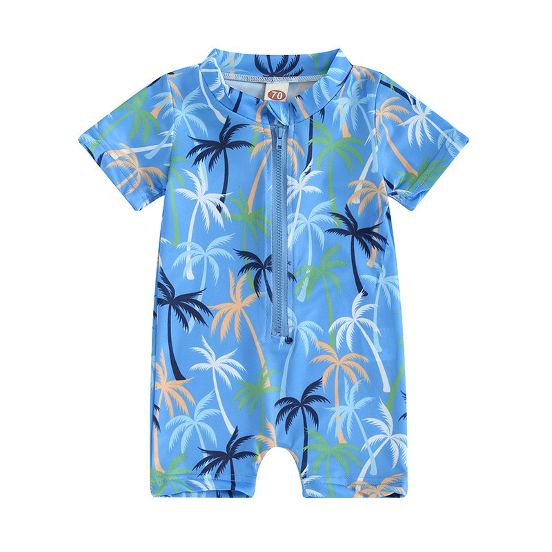 Baby Boy Short Sleeve Swimsuit