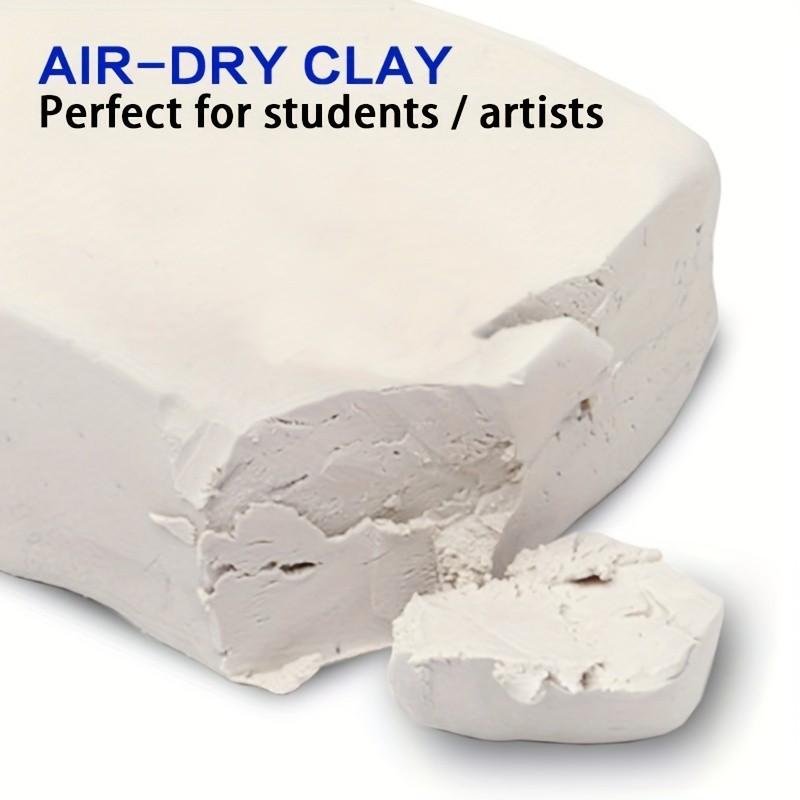 500g/1.1lb Air Dry Clay with 4 Gloves
