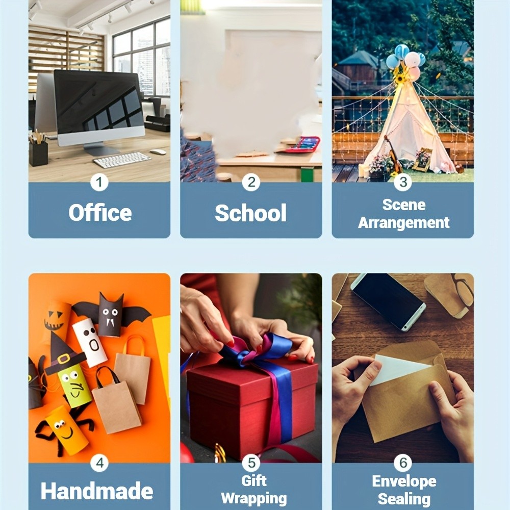 36.32 Meter Transparent Tape Dispenser Set