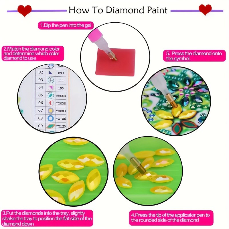 6pcs Christmas Diamond Painting Fridge M