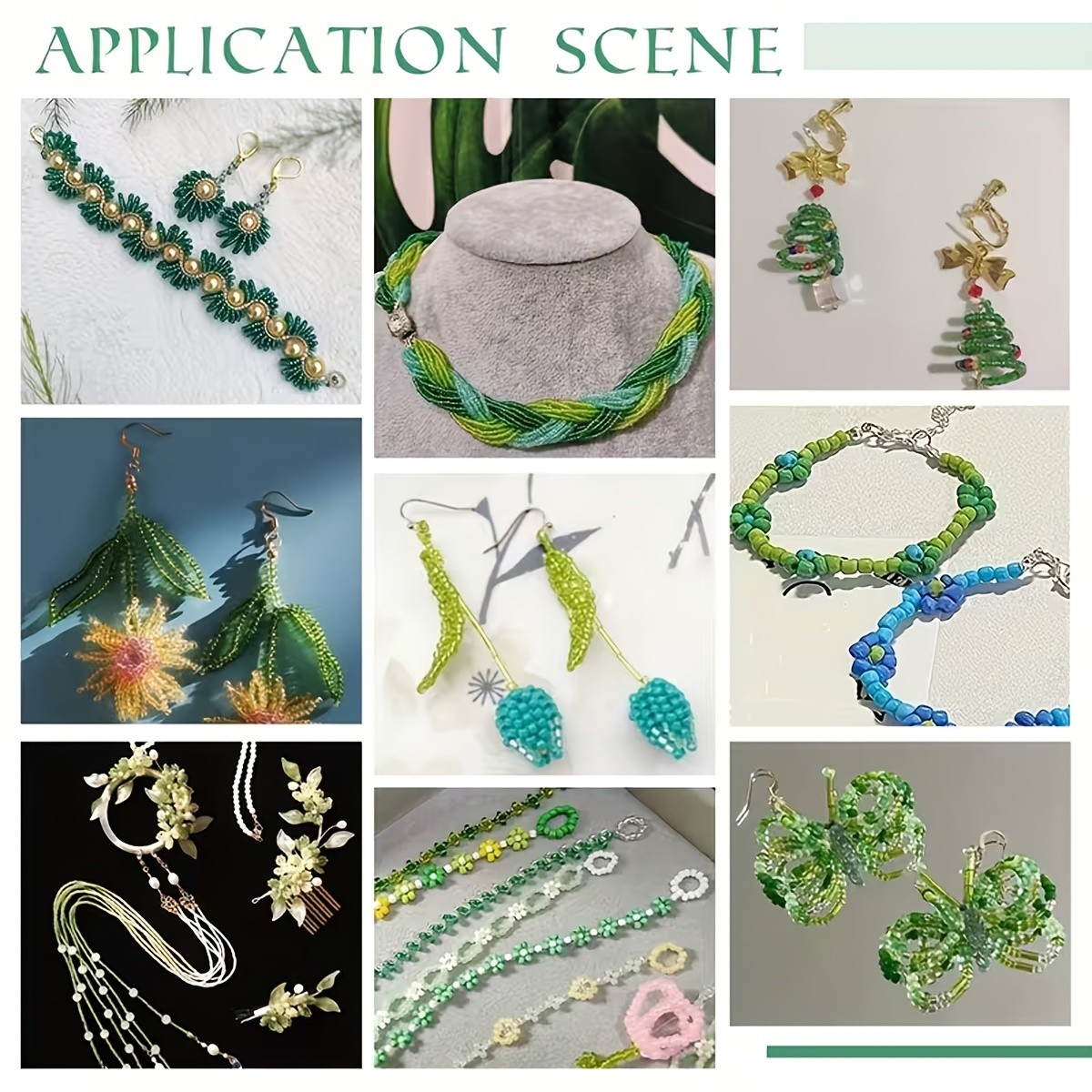 12000pcs Green Bohemian Glass Seed Beads