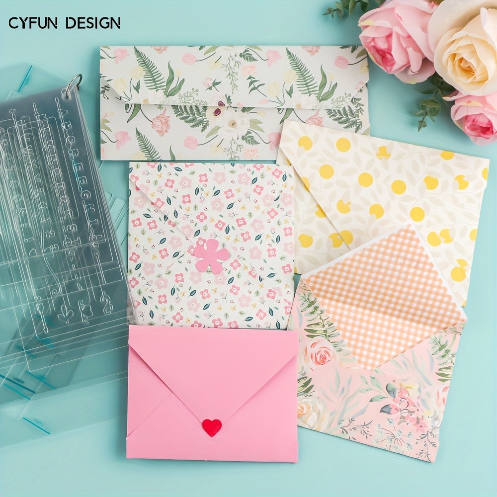 17pcs/Set Envelope Tear Templates