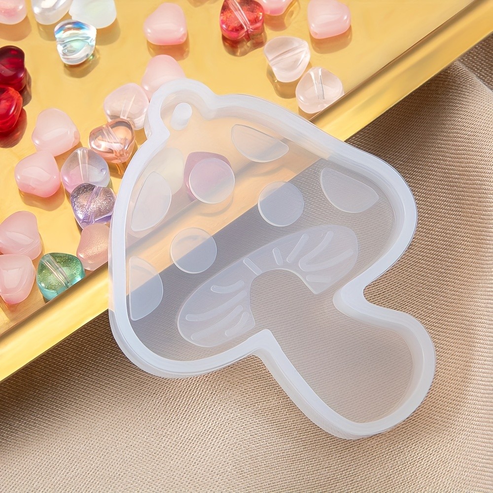 1pc MINGXUAN Silicone Mushroom Resin Casting Mold