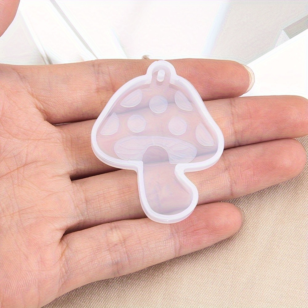 1pc MINGXUAN Silicone Mushroom Resin Casting Mold