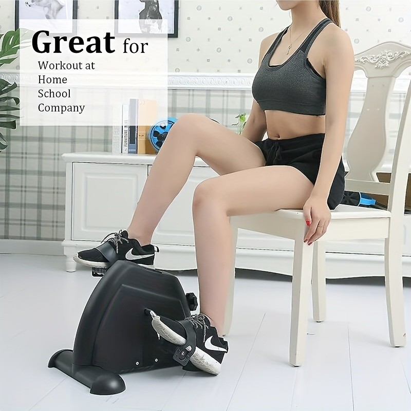 Portable Mini Exercise Bike with LCD Monitor
