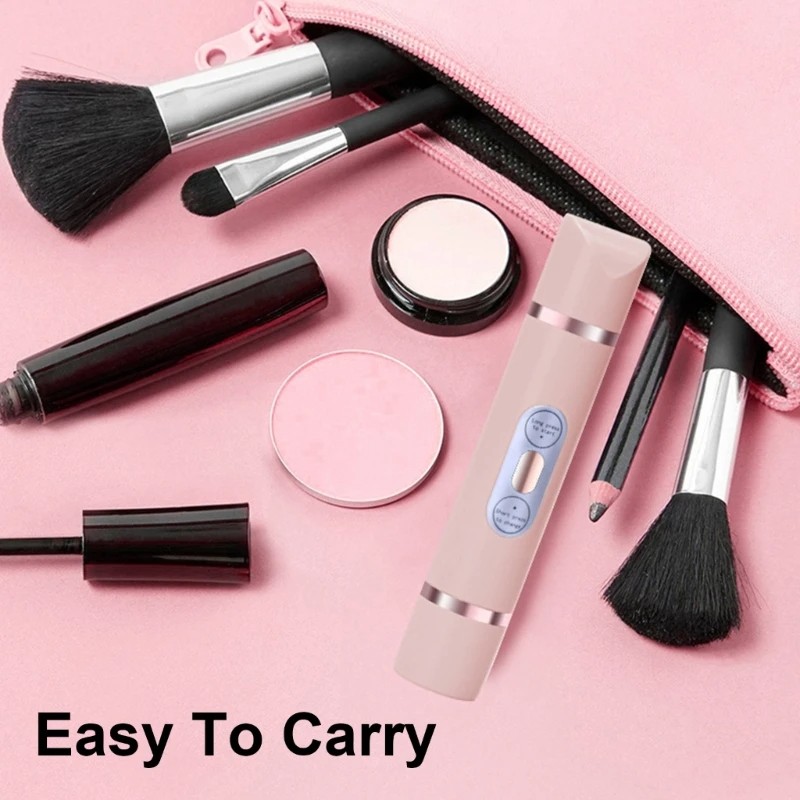 Dual-Head Electric Shaver  Painless Women's Epilator for Bikini, Underarm, Facial, Lips, and Leg Hair Removal