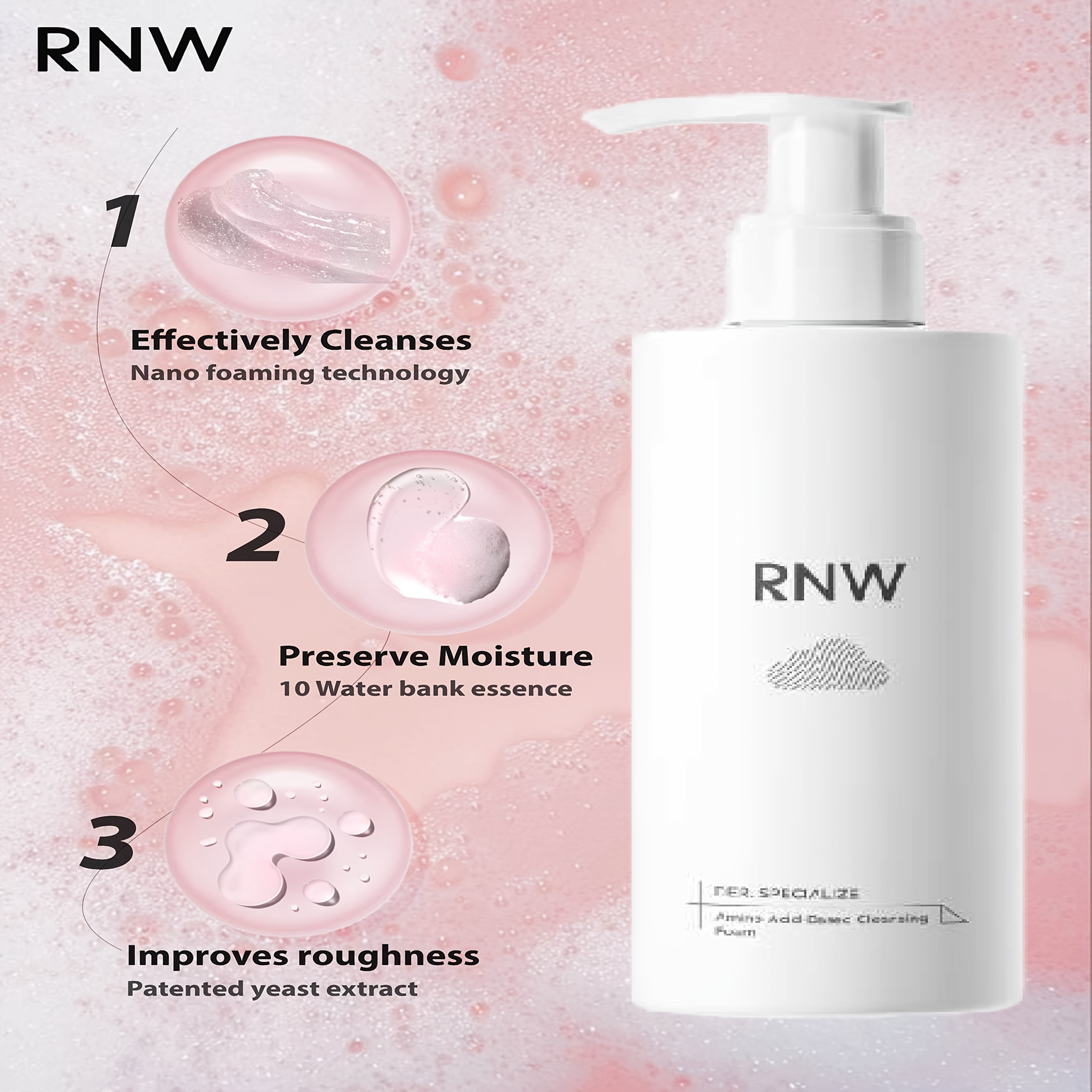 RNW Cloud-Light Amino Foaming Cleanser
