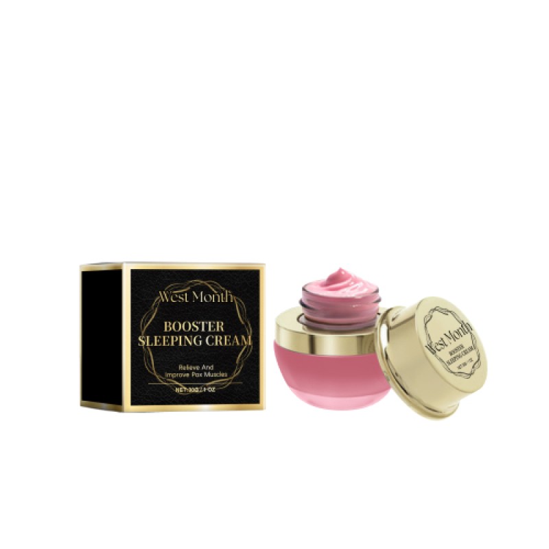 West&Month Booster Sleeping Cream, Whitening And Brightening Facial Skin Deep Hydrating Sleep Mask