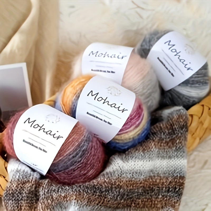 FOMZZE Luxe Gradient Mohair Yarn