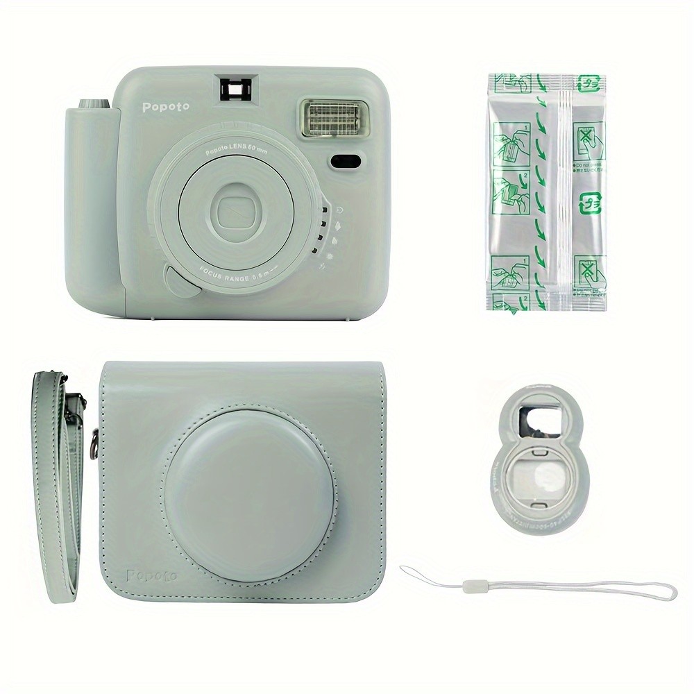 Popoto Molandi Blue Instant Camera for FUJI Mini Films