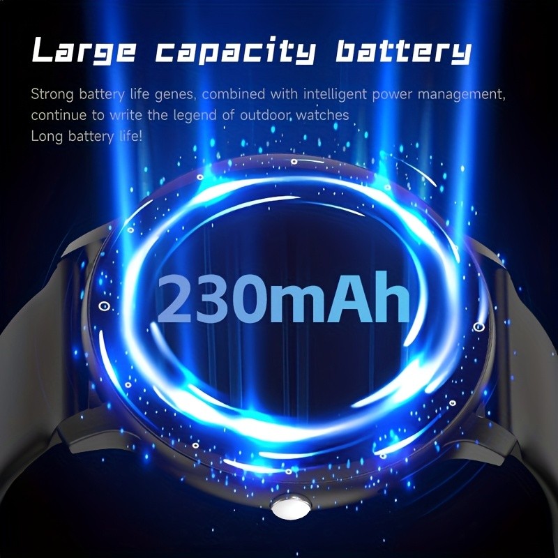 PEJE Smartwatch  123+ Sports Modes, 1.28-Inch TFT Screen, Waterproof Digital Fitness Watch with Wireless Call