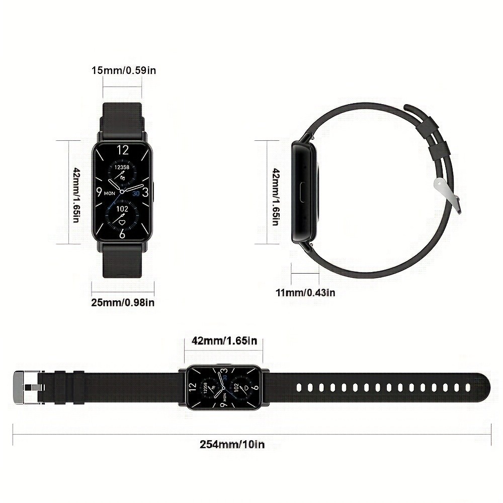 PEJE Mini Smartwatch with 1.45 HD Display  123 Sports Modes, Camera Control, Music Player, and Fitness Tracker