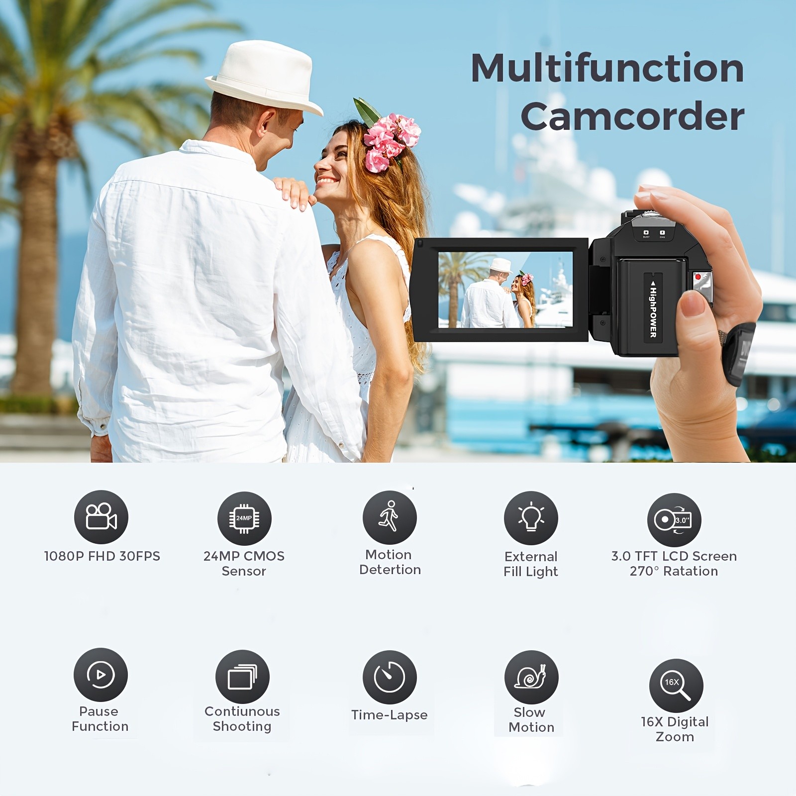 STUOGYUM Digital Video Camcorder