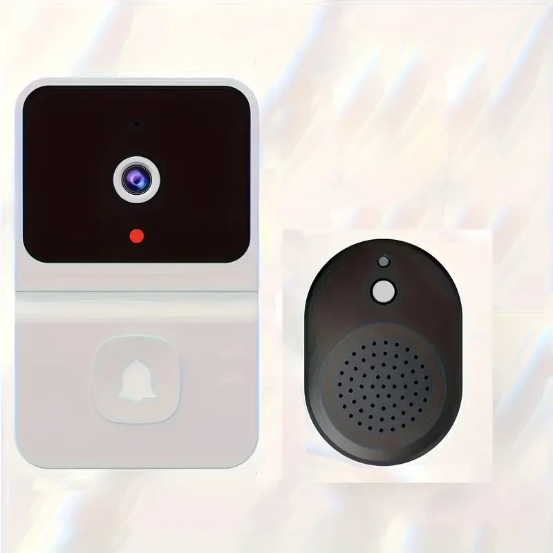 Smart WiFi Doorbell with Built-in Battery - Wireless Video Intercom, HD Night Vision, 2-Way Audio
