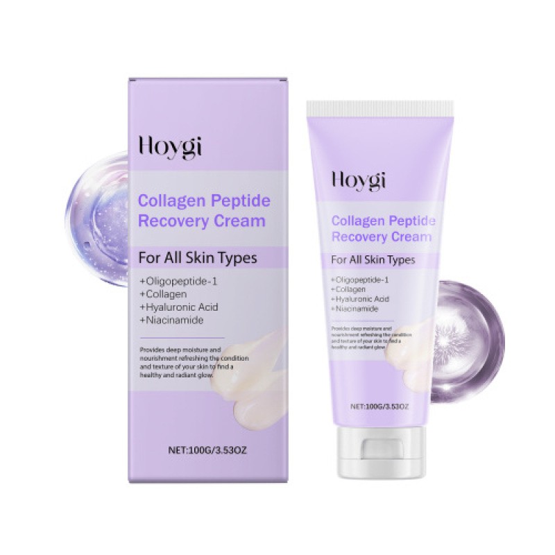Hoygi Collagen Peptide Light Wrinkle Repair Cream Hydrates, Lightens Wrinkles, Nourishes Skin, Brightens Complexion