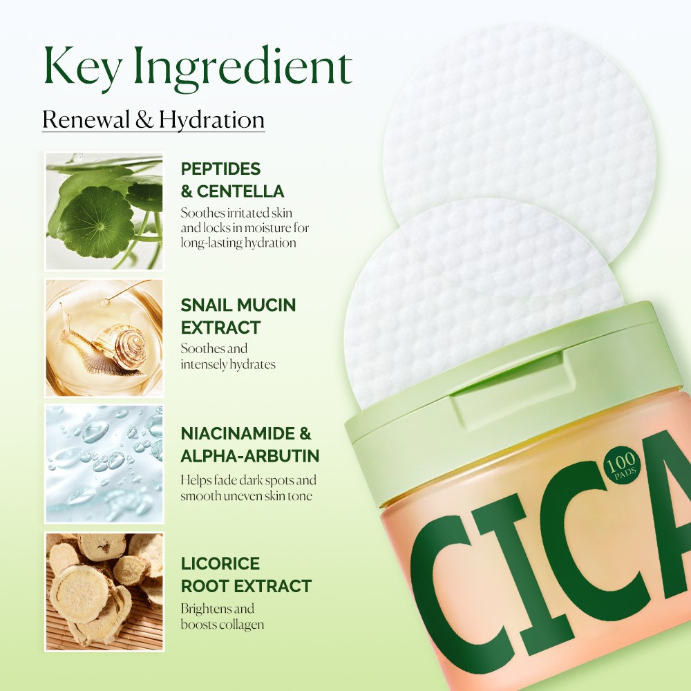 CICA Calming Toner Pads