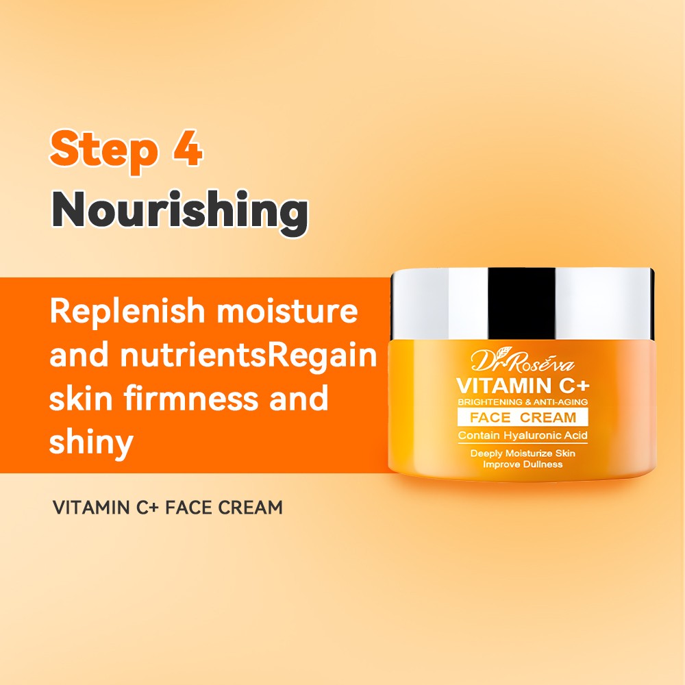 Dr. Roseva Vitamin C+ Skincare Set  Complete Brightening and Anti-Aging Routine