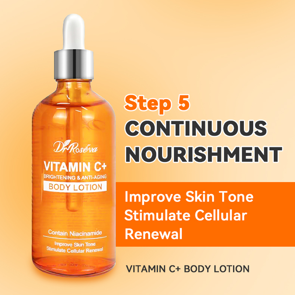 Dr. Roseva Vitamin C+ Skincare Set  Complete Brightening and Anti-Aging Routine