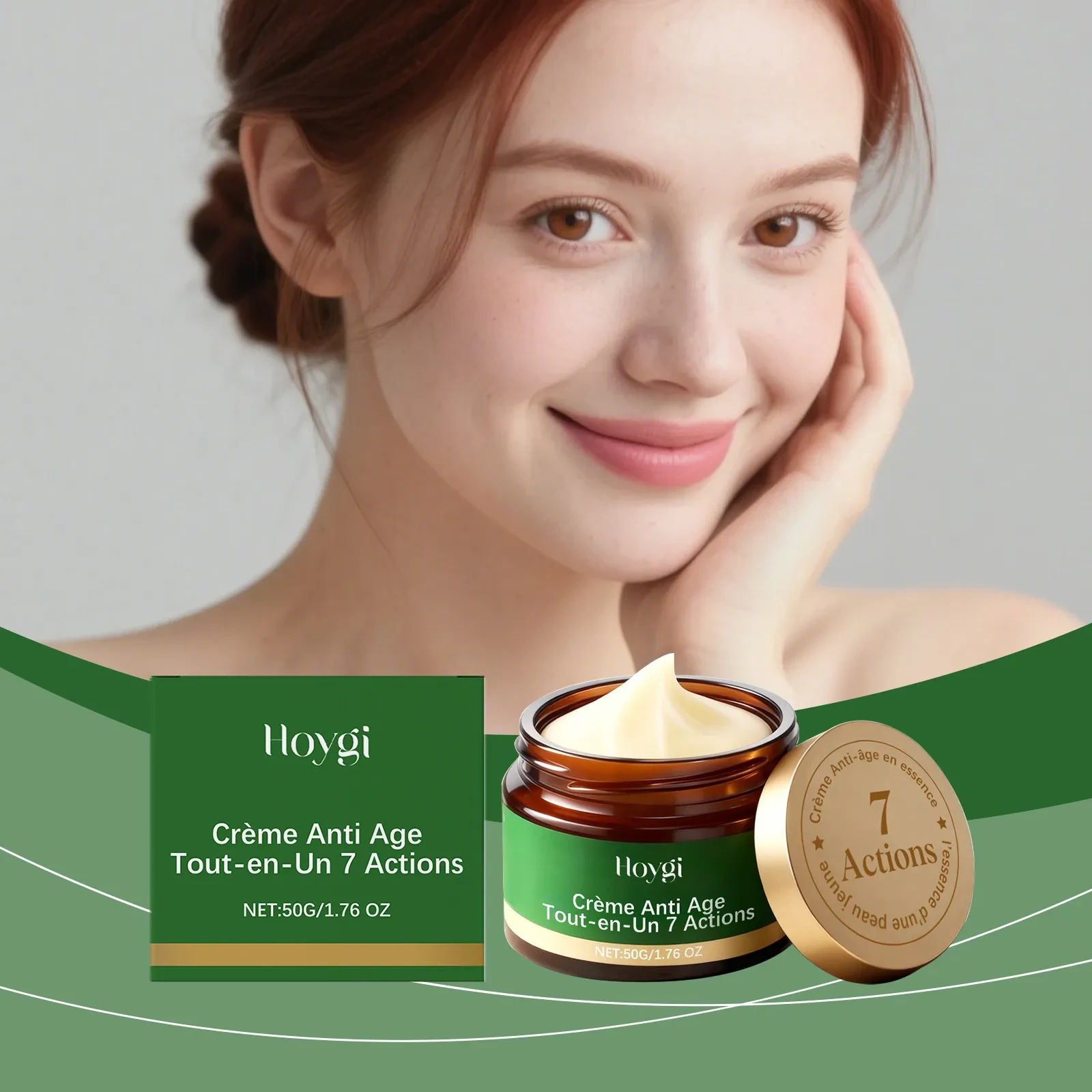 Hoygi Crme Anti Age Tout-en-Un 7 Actions (50g)