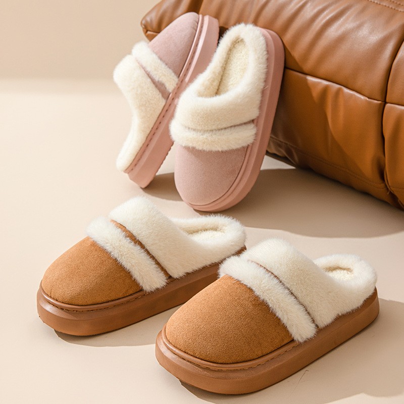 Plush Winter Slippers for Women