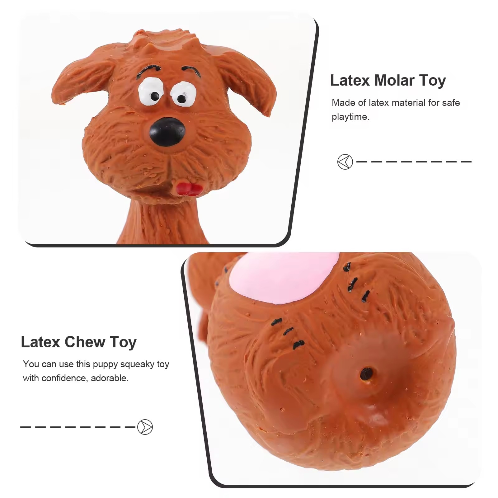 Animal Character Dog Chew Toy  Fun, Durable, and Safe for Your Dog