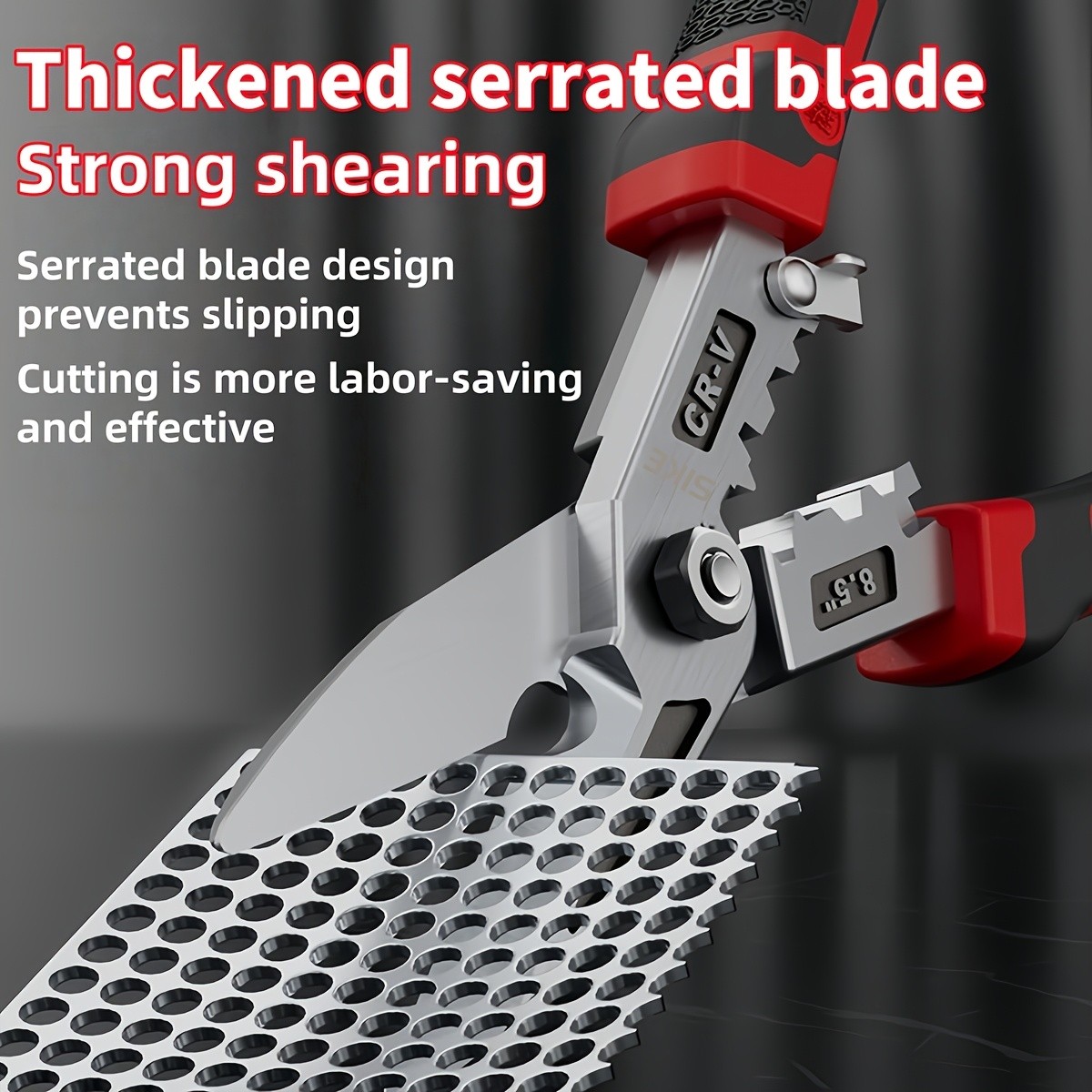 SIKE Heavy-Duty Industrial-Grade Metal Shears
