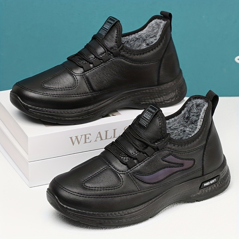 FKO Men's Slip-On Winter Snow Boots