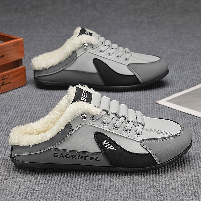 MAINALUN Men's Winter Ankle Boots