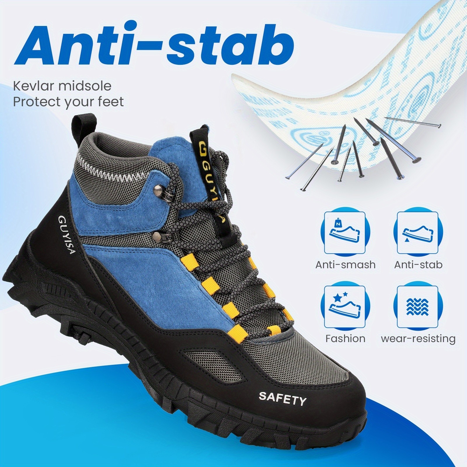 GUYISA Men's Tactical Boots