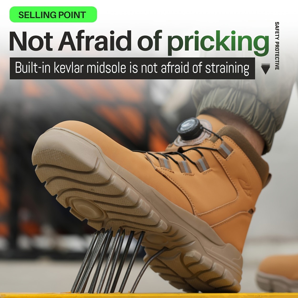 AMAWEI Men's Work Shoes