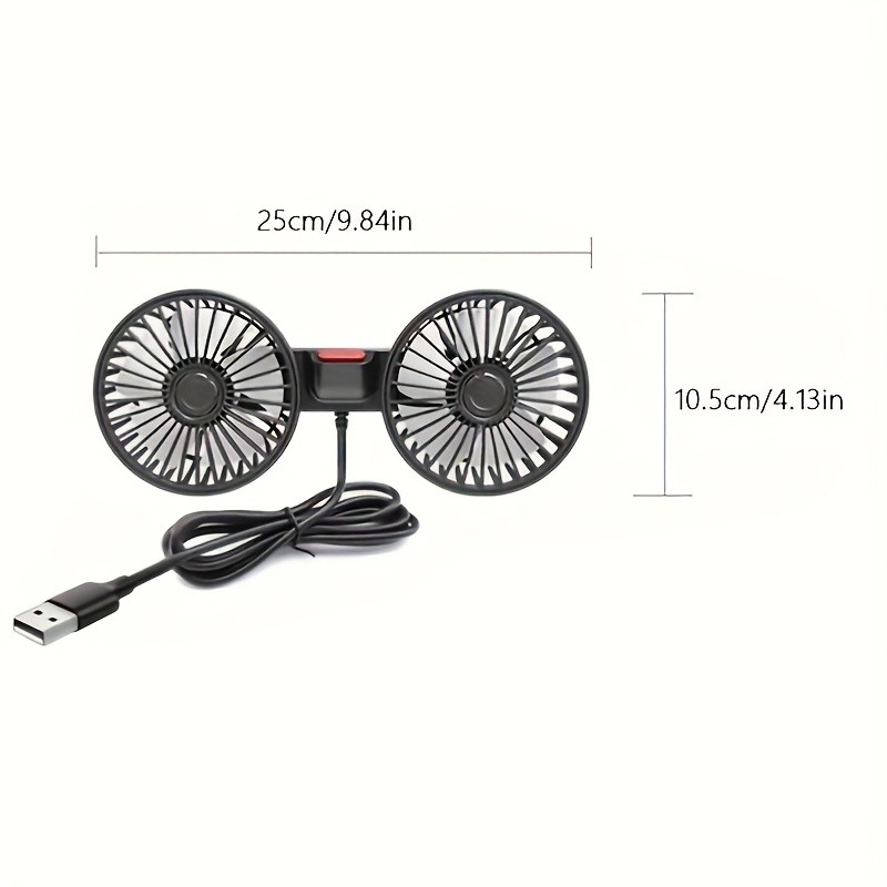 AOY USB Car Fan