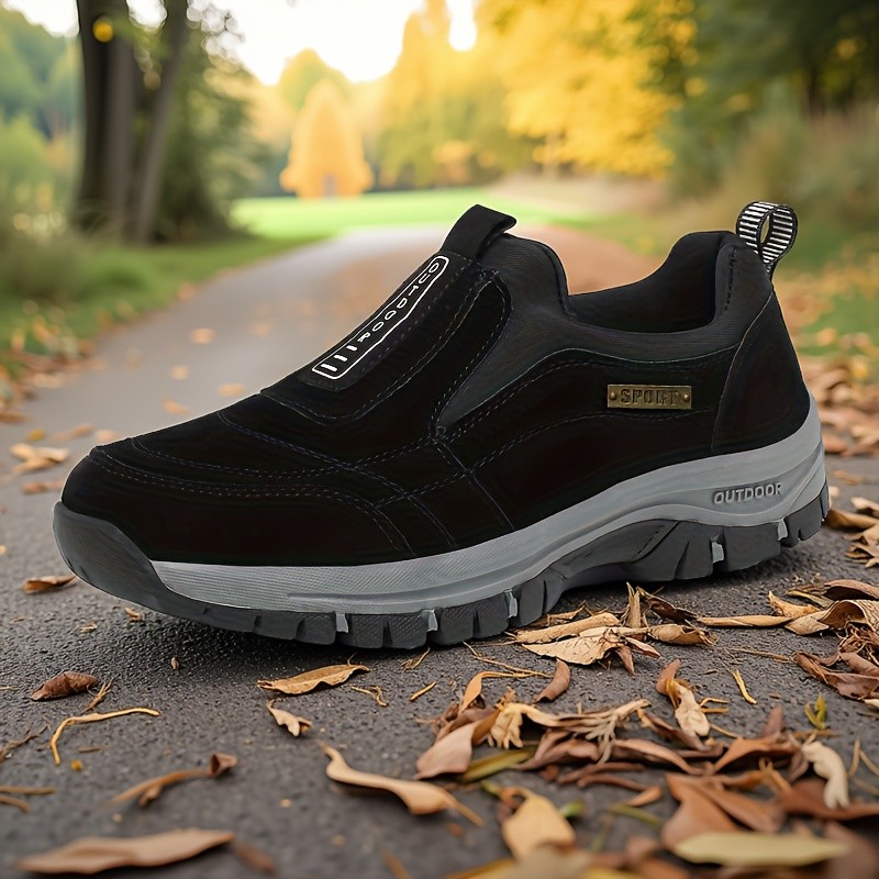 CANEMON Men's Large-Sized Thick Soled Hiking Shoes