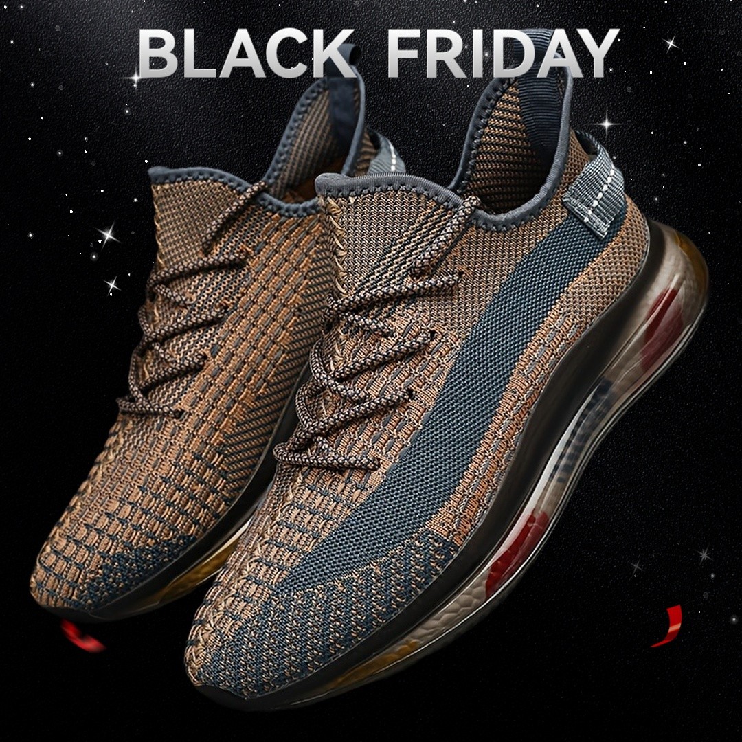 WANWEISI Men's Breathable Mesh Casual Sneakers