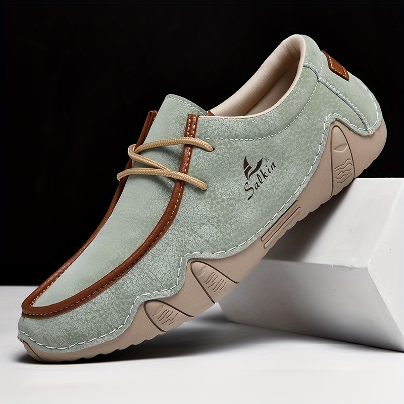 SALKIN Men's Casual Comfortable Low-Top Sneakers