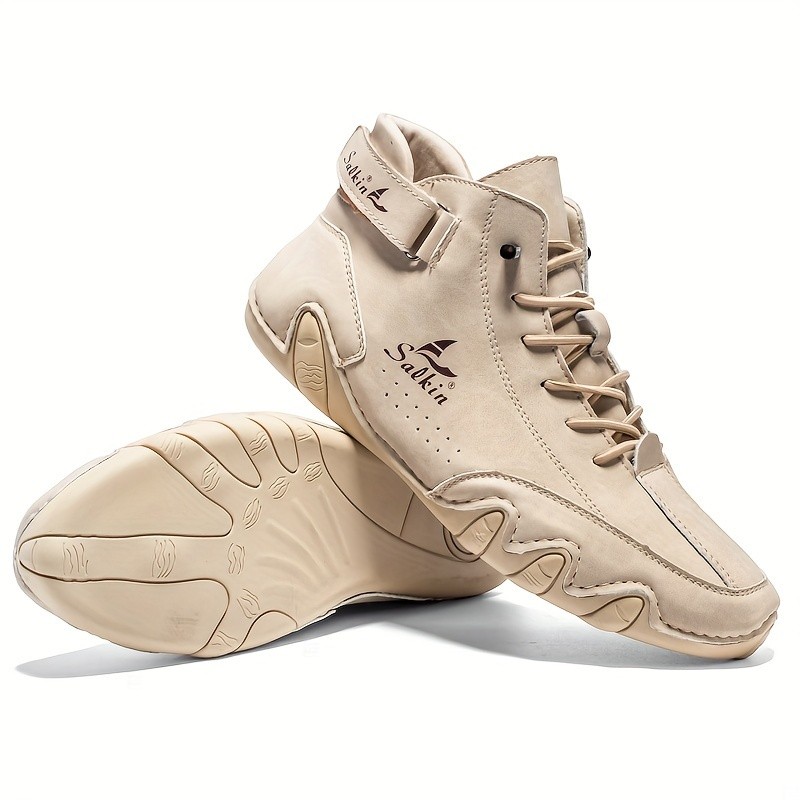 SALKIN Plus Size Men's Casual Ankle Sneakers