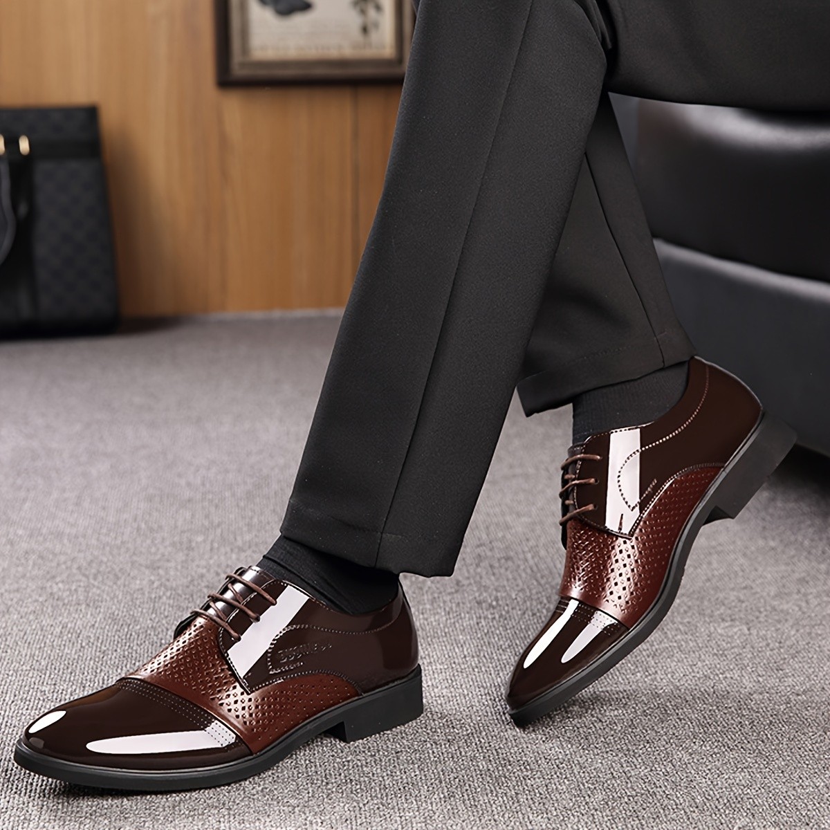 KJSOP Men's Dress Shoes