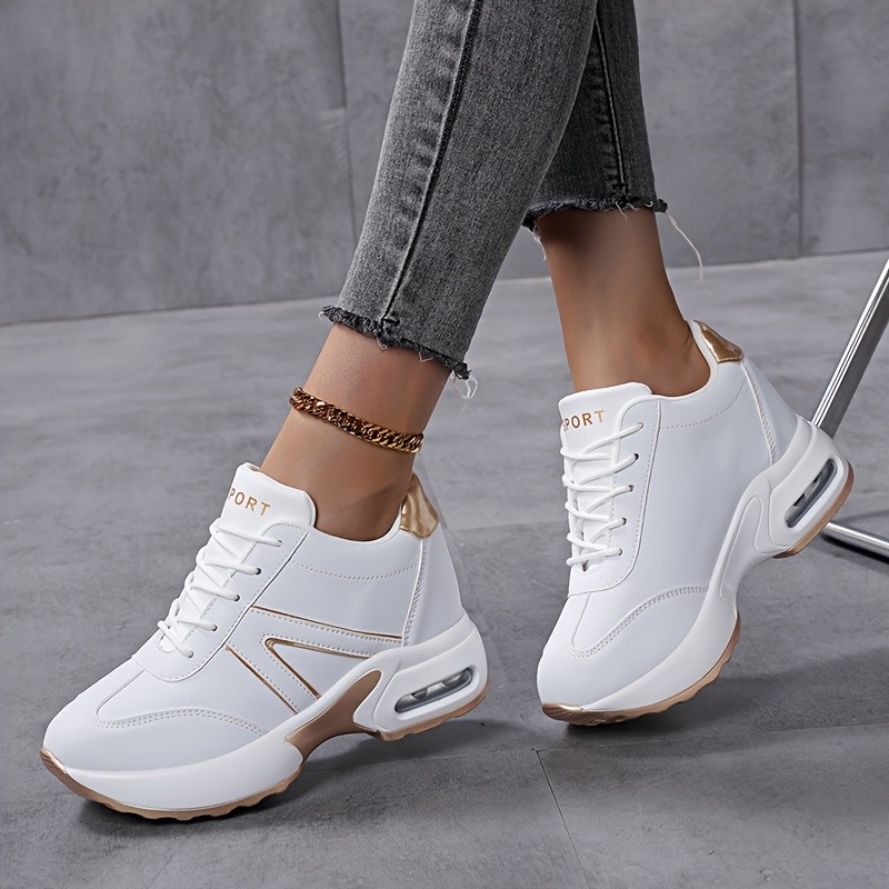 SOSENFER Women's Chunky Platform Sneakers