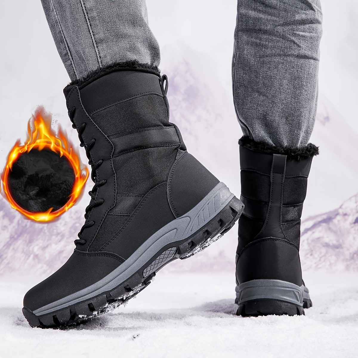 LEIJOP Winter Women's Stylish Boots