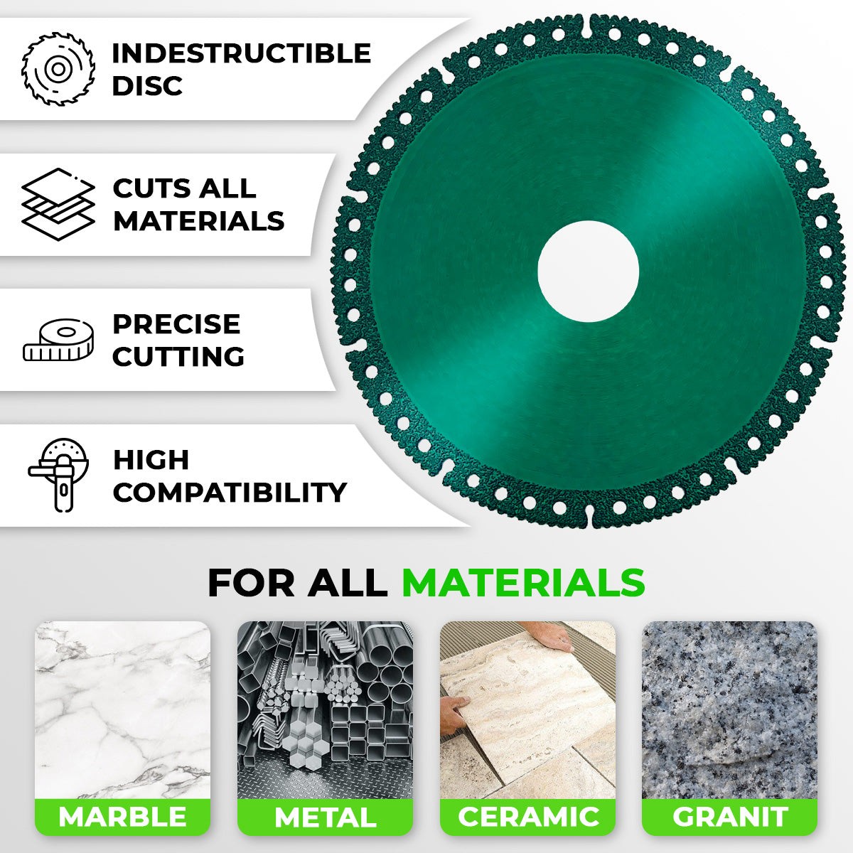 INDESTRUCTIBLE DISC-Cut everything in seconds