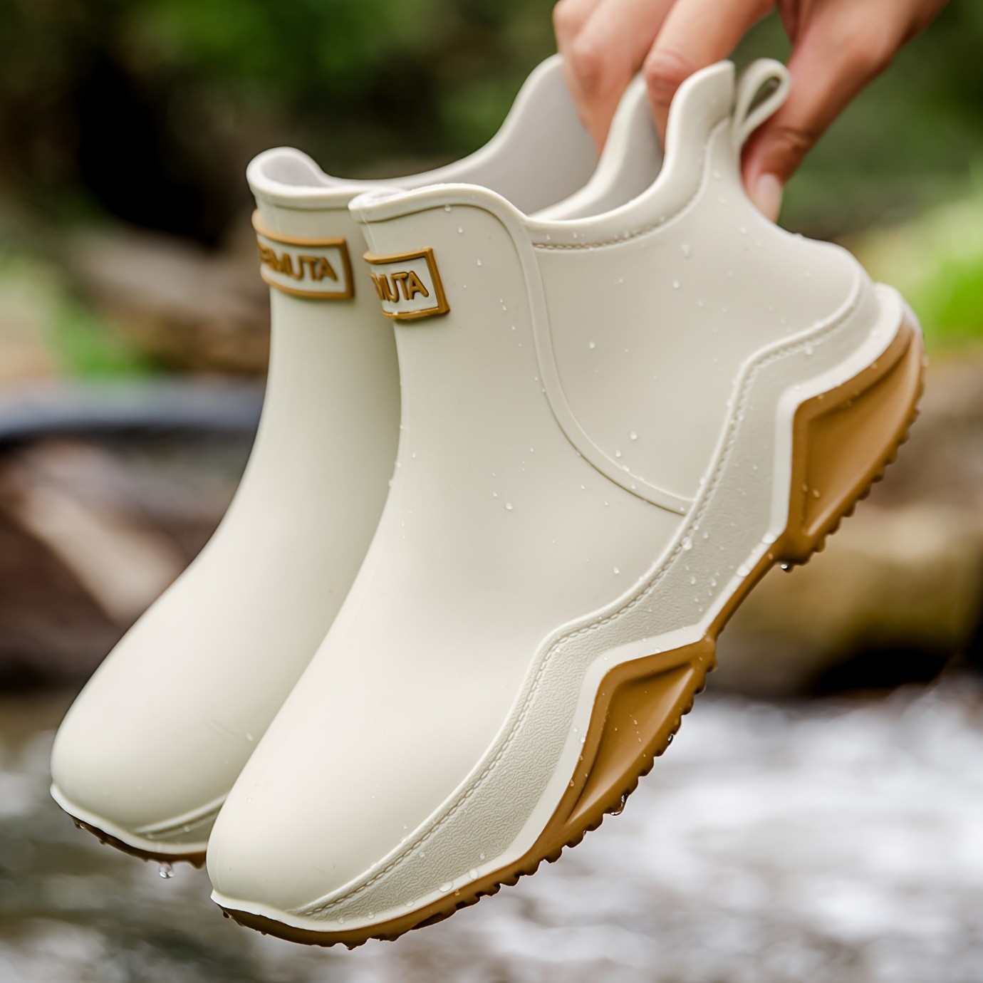 DTLCPX Women & Men Trendy Outdoor High Quality Non-Slip Rain Boots