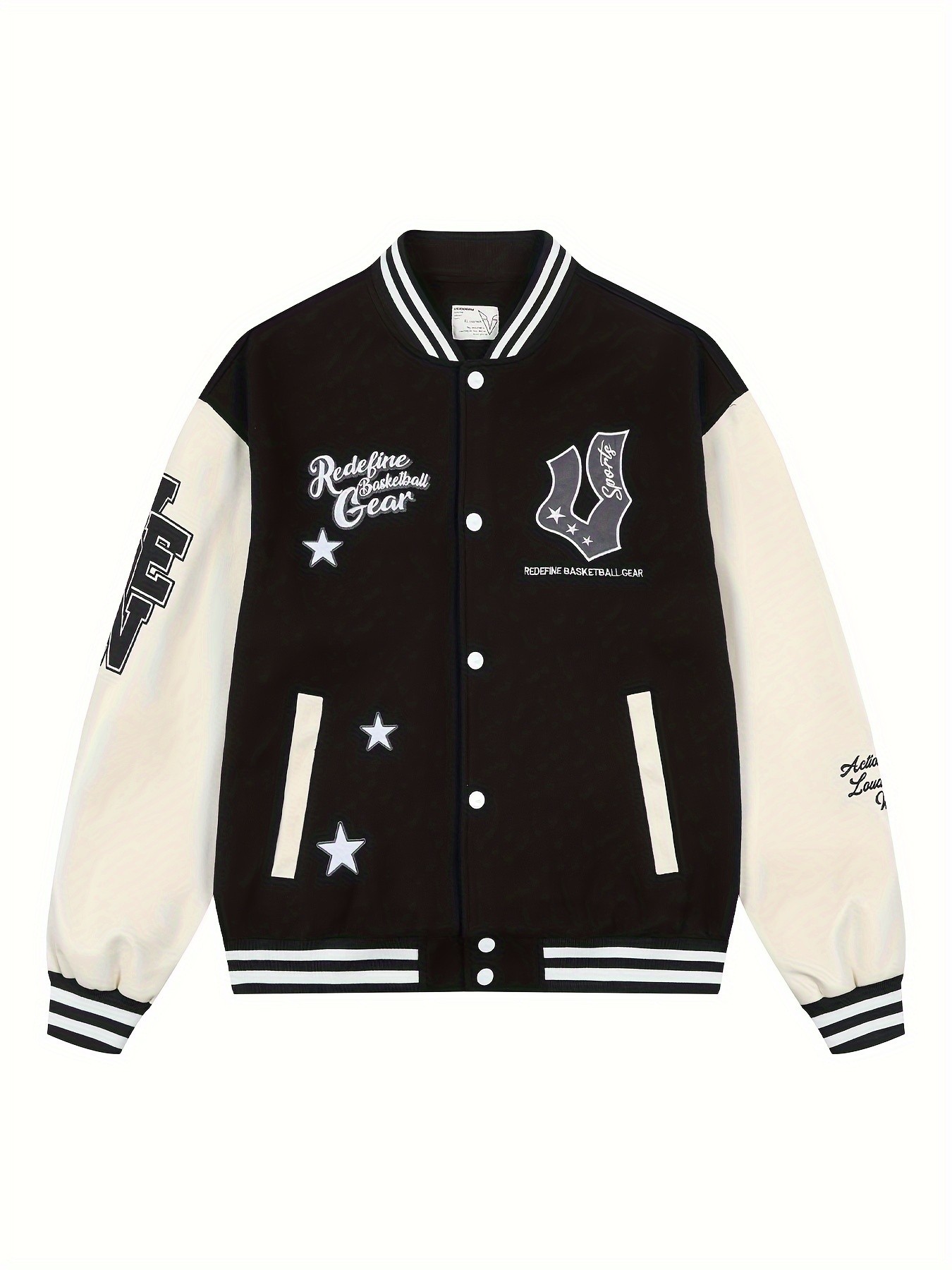 VEIDOORN Mens Baseball Jacket