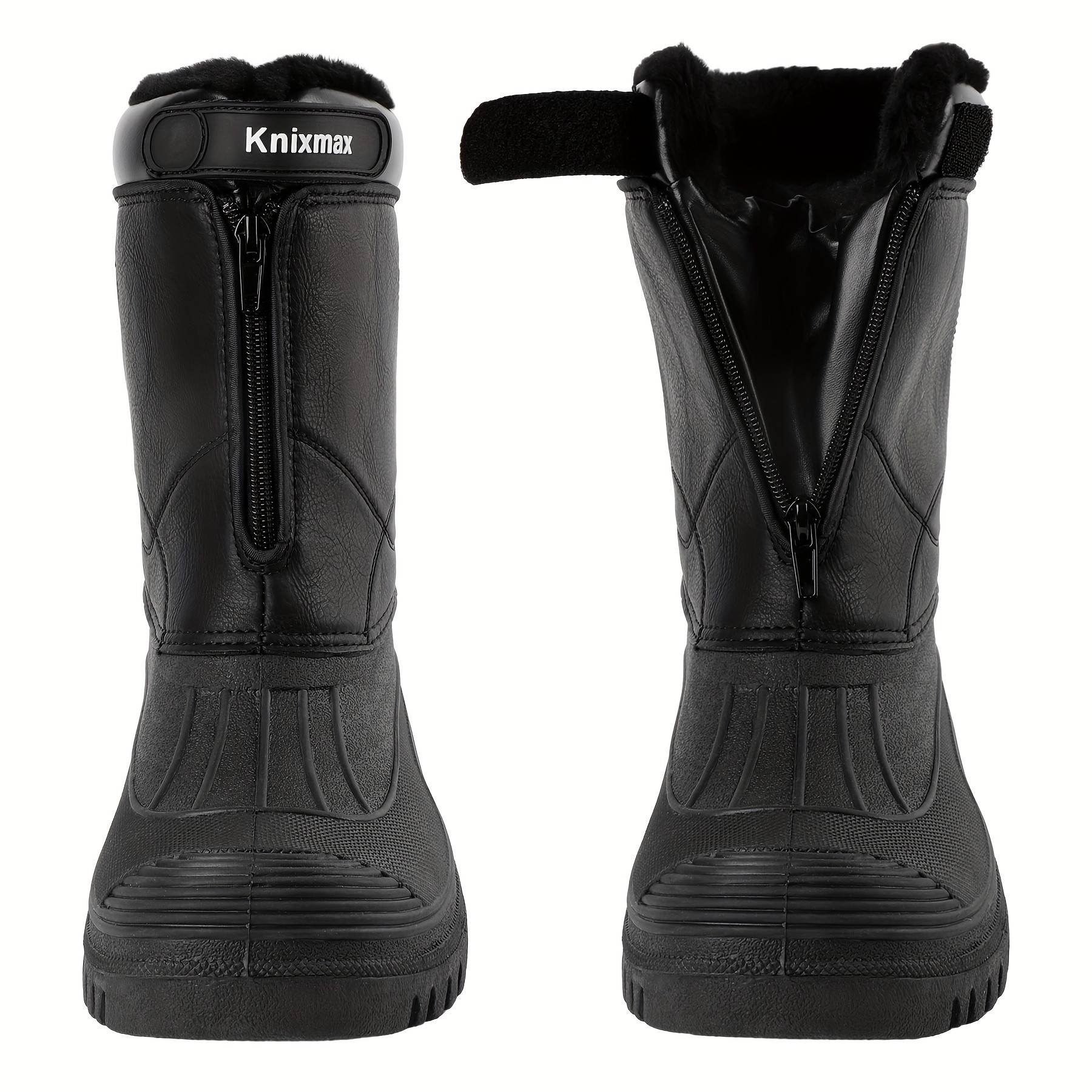 KNIXMAX Men's Warm-Lined High-Quality Snow Boots