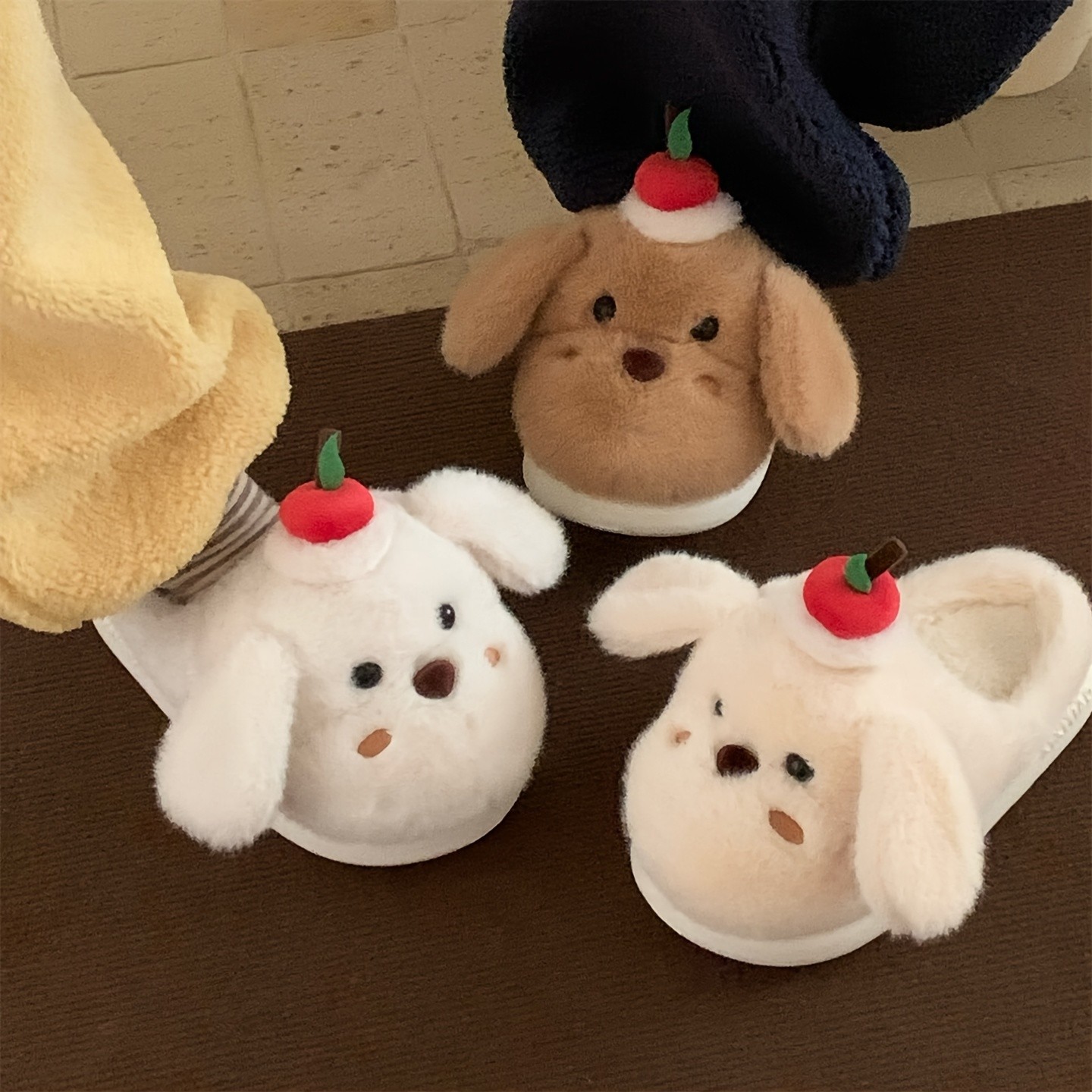 XIXITIAO Women's Non-Slip Winter Slippers