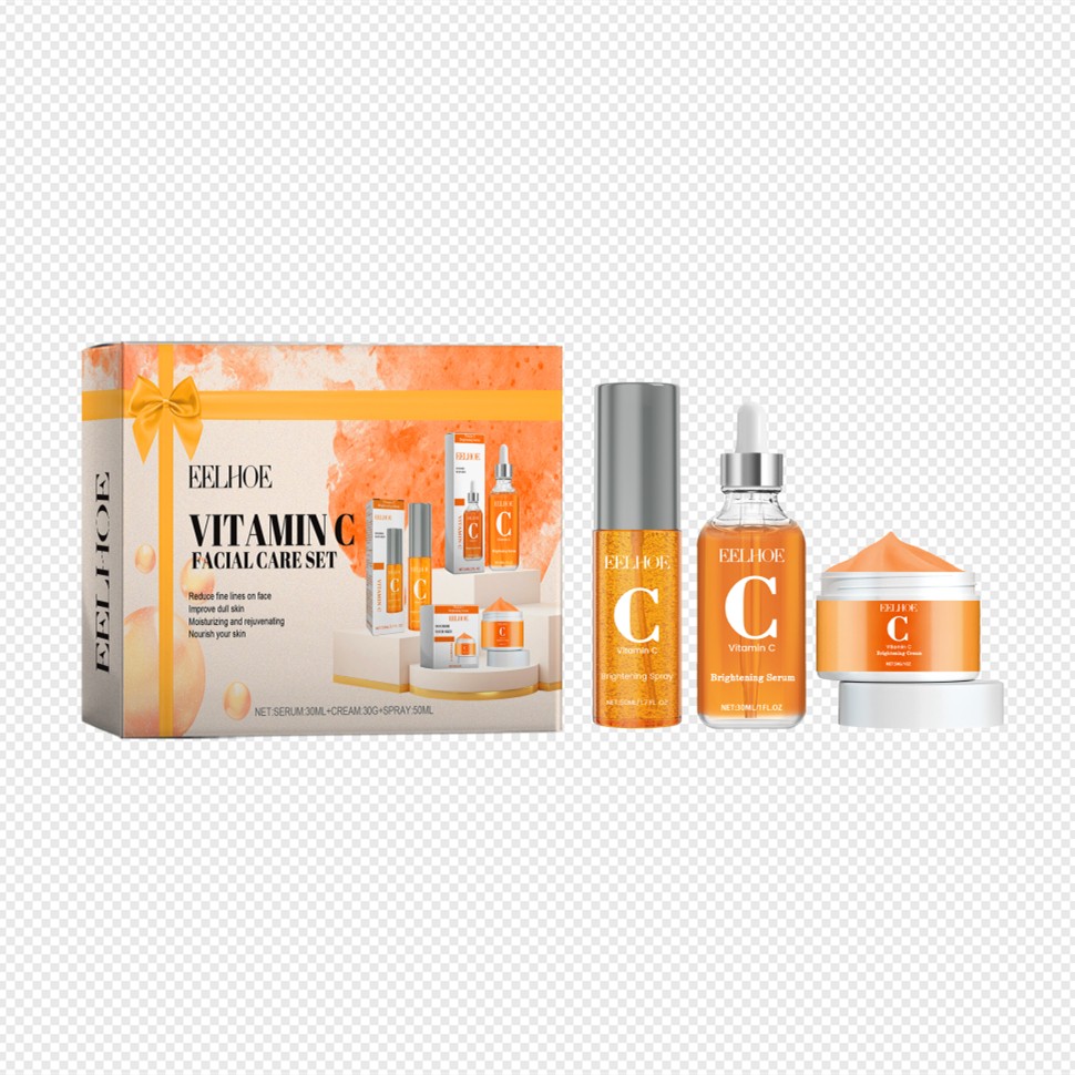 EELHOE Vitamin C Facial Care Set  Radiance and Hydration for Your Skin