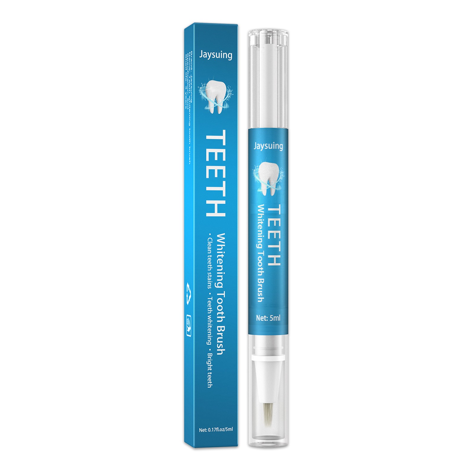 Jaysuing Teeth Whitening Tooth Brush  Instant Brightening Solution