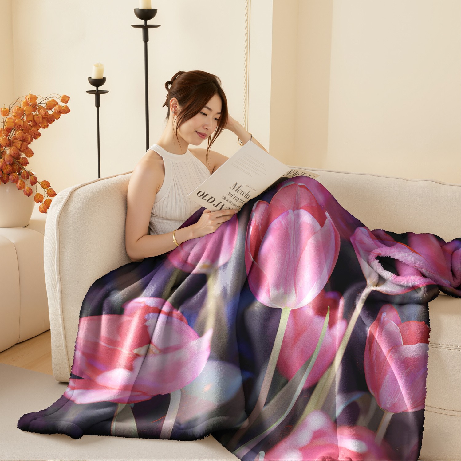 HEZOM Super Soft Flannel & Milk Fleece Blanket |